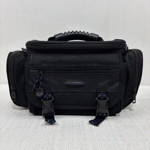 Samsonite Camera Camcorder‎ Shoulder Bag Black Multi Pockets Adjustable Strap